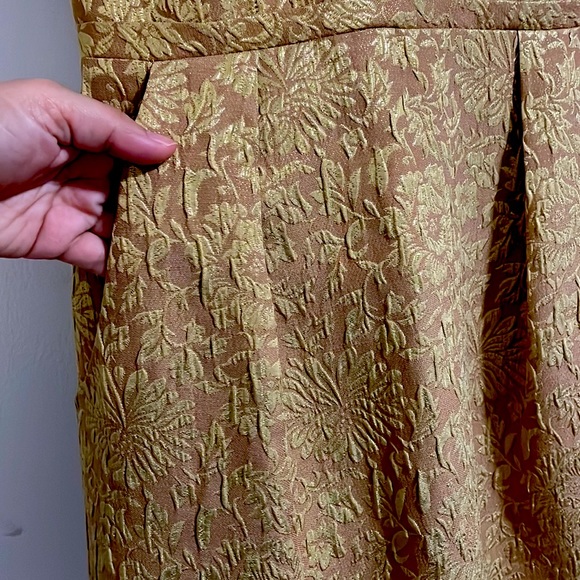 J Crew Gold Dress - Picture 3 of 6